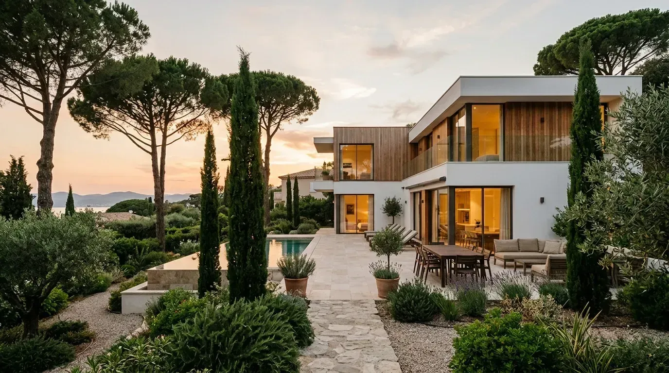 Villa contemporaine méditerranéenne — État de l'installation intérieure de gaz